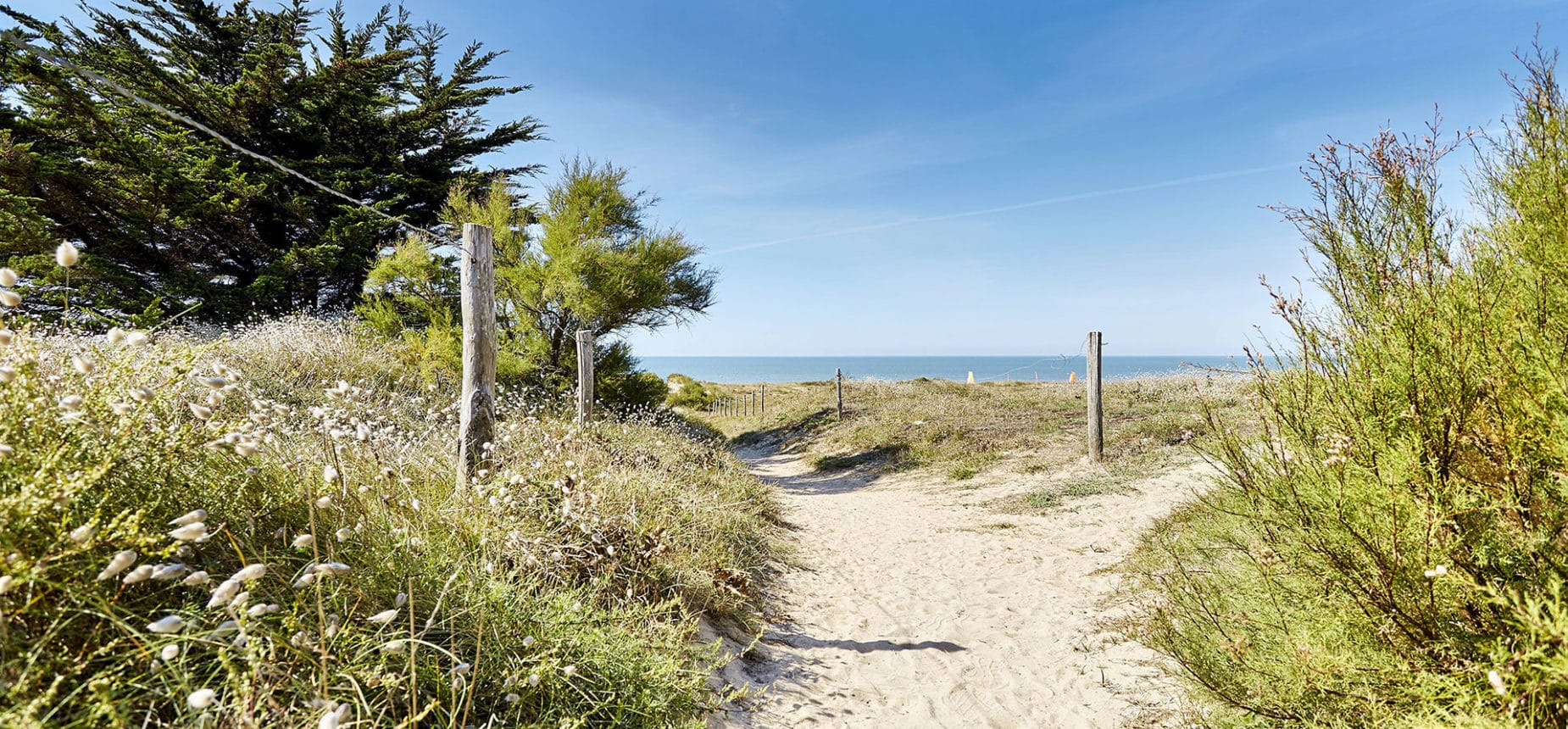 Accès direct aux plages de Notre-Dame-de-Monts dans le 85.